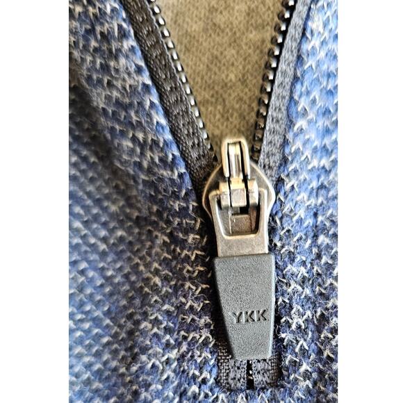 FAIRLANE & SONS Quarter Zip Pullover Blue Stretch Sweater Mens Sz XL - Picture 2 of 7